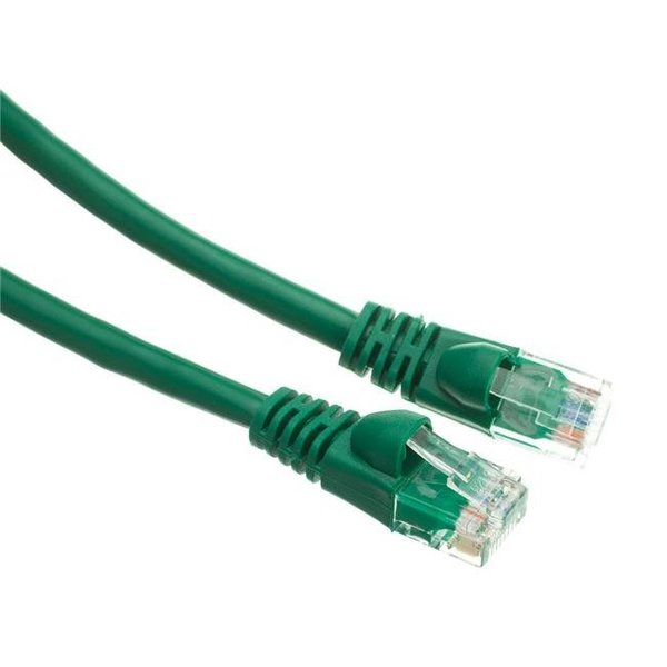 Aish Cat5e Green Ethernet Patch Cable; Snagless & Molded Boot - 6 ft. AI197289